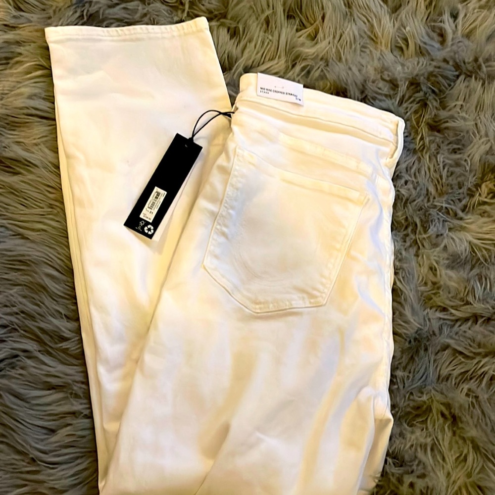 NWT distressed white true religion jeans